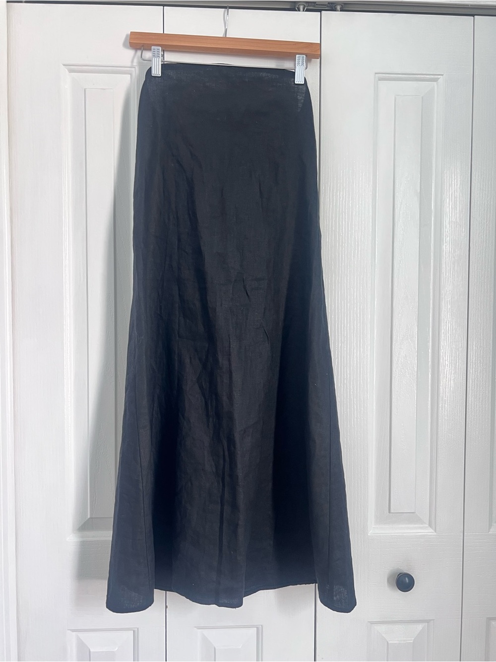 Saks Fifth Avenue Black Strapless Maxi Dress